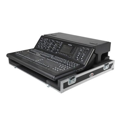 PRO X XS-MIDM32DHW ATA Digital Audio Mixer Flight Case for Midas M32 Console with Doghouse compartment and Caster wheels