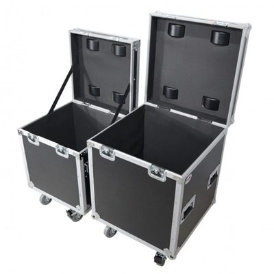 PRO X XS-UTL47PKG2 Package of 2 Utility ATA Flight Travel Storage Road Case - Includes 1-Large 1-Medium with 4" Casters