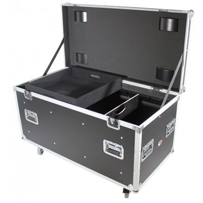 PRO X XS-UTLD1 ATA Utility Flight Travel Heavy-Duty Storage Road Case with 4" in casters - 47.2"x23.6"x23.6" Exterior