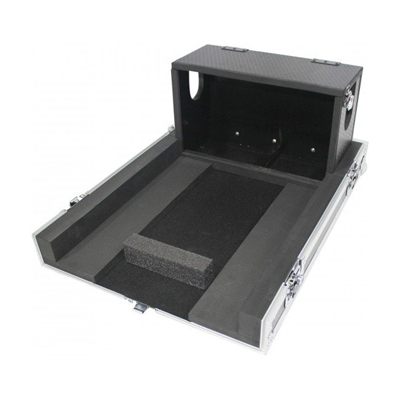 PRO X XS-YQL1DHW ATA Digital Audio Mixer Flight Case for Yamaha QL1 Mixer Case Console with Doghouse compartment and Caster wheels
