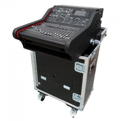 PRO X XZF-MID M32R MIDAS M32R Flip-Ready Hydraulic Console Easy Retracting Lifting 1U Rack Space Case by ZCASE