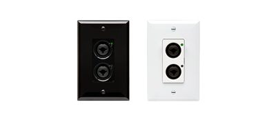 QSC Audio QSC Attero Tech Axon D2i 2-Input Dante/AES67 Wall Plate