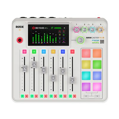 RODECaster Pro II Podcast Production Console - White