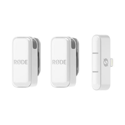 Rode Wireless Micro Microphone System (Lightning) - White