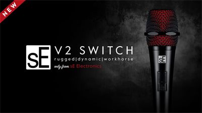 sE Electronics V2 SWITCH Supercardioid Dynamic Microphone