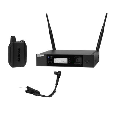 Shure GLXD14R+/B98 Gooseneck System Half-Rack GLX-D+ Instrument Wireless