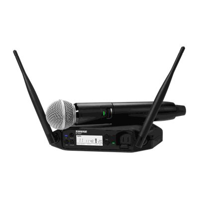 Shure GLXD24+/SM58 Handheld System Dual-Band Digital Wireless Vocal System