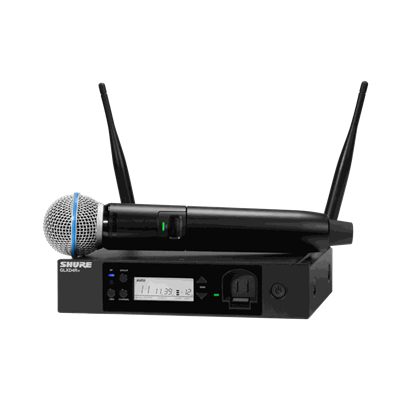 Shure GLXD24R+/B58 Handheld System Digital Wireless Rack System