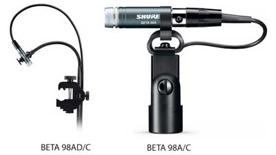 Shure Beta 98A Kick Drum / Instrument Microphone