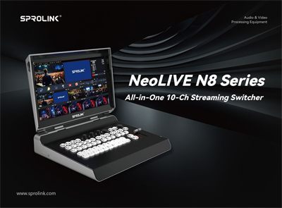 Sprolink NeoLIVE N8 Series 10-Channel All-in-One Live Streaming Switcher
