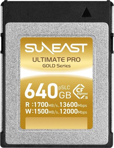 Suneast ULTIMATE PRO GOLD Series CFexpress Type B Card (pSLC)