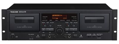 Tascam 202MKVII Double Cassette Deck with USB