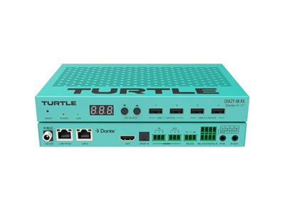 TurtleAV Chazy 4K RX Dante AV-A Video Decoder