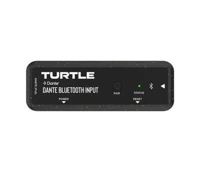 TurtleAV D2BEN Two-Channel Bluetooth to Dante Input Adapter