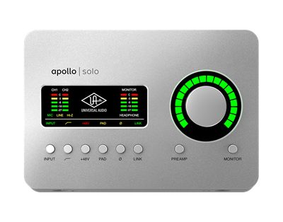 Universal Audio Apollo Solo Heritage Edition Thunderbolt 3 Audio Interface