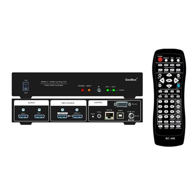 VigilLink GeoBox G406s Compact 2-channel 4K Video Wall