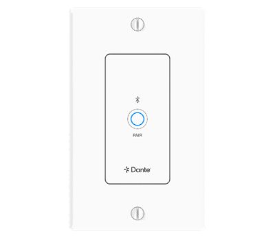 VigilLink VLDT-BT2WPUS 2x2 Bluetooth to Dante Wall Plate, US 1-Gang