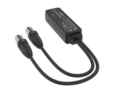 VigilLink VLDT-XL2DT 2-Channel Dante XLR Input Adapter