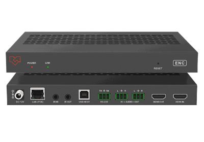 VigilLink VLIP-JPH4K3K-EC 1G JPEG2000 4K AVoIP Transmitter with Preview Stream