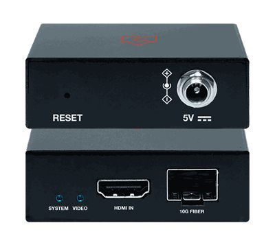 VigilLink VLIP-SDFR SDVoE Ultra-Compact 4K HDMI 2.0 Fiber AVoIP Transmitter and Receiver