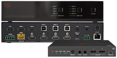 VigilLink VLPT-42H100 4x2 Collaboration Switch with HDBaseT 3.0 Receiver