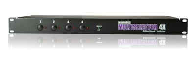 Whirlwind MultiSelector 4X Instrument and Amp Switcher