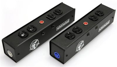 Whirlwind PL1-420-BK powerCON Stringer Box, Black Outlets