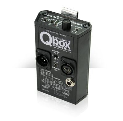 Whirlwind Qbox Audio Line Tester Portable Audio Line Tester and Signal Generator