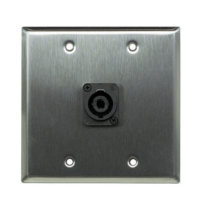 Whirlwind WP2/1NL4 Wall Plate, One Neutrik NL4