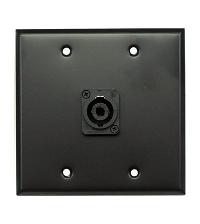 Whirlwind WP2B/1NL4 Wall Plate, One Neutrik NL4