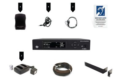 Williams AV FM+ 557 PRO System | 4 Receivers & Install Accessories