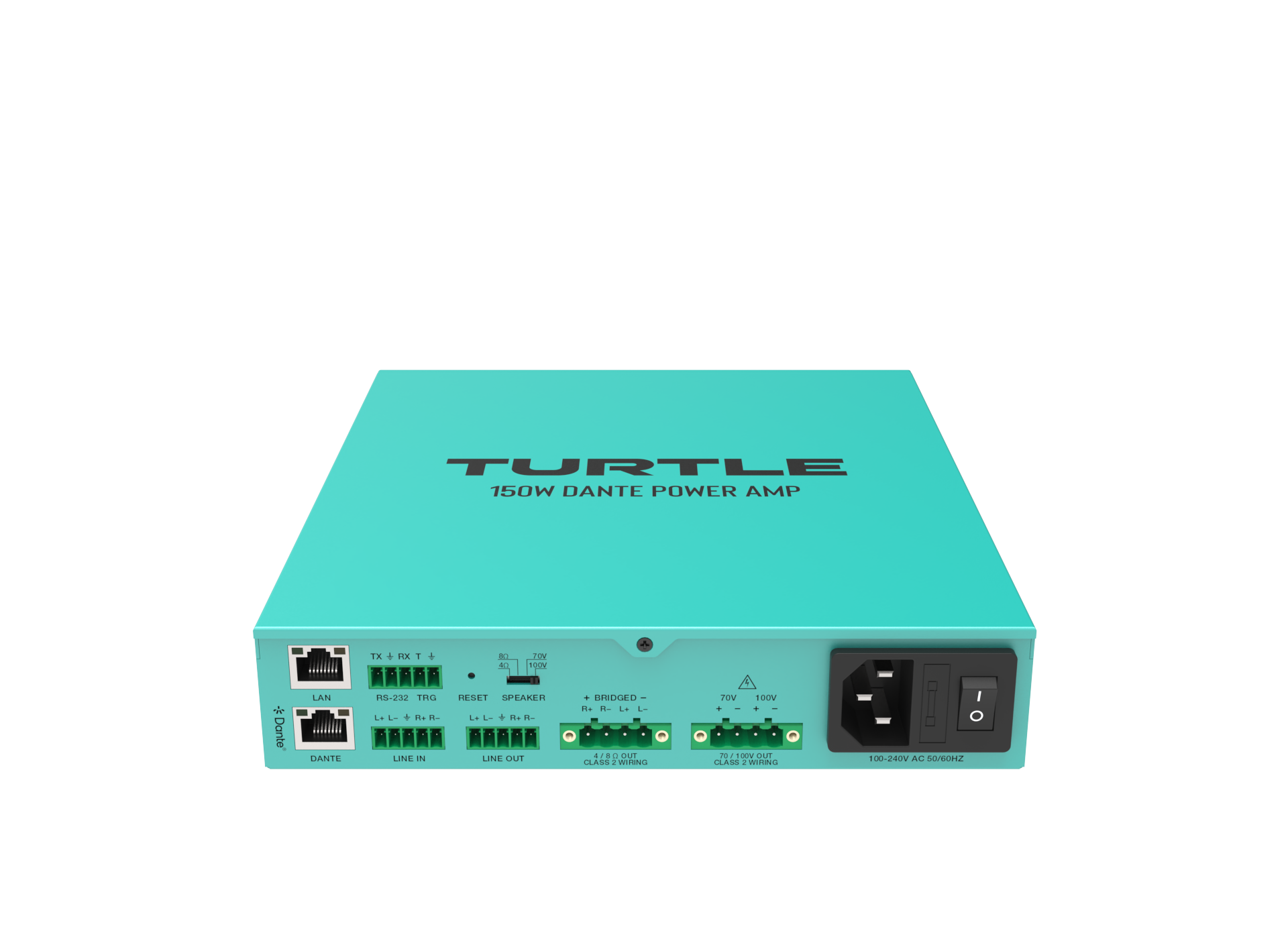 TurtleAV Dante Power Amp 150 - view 2