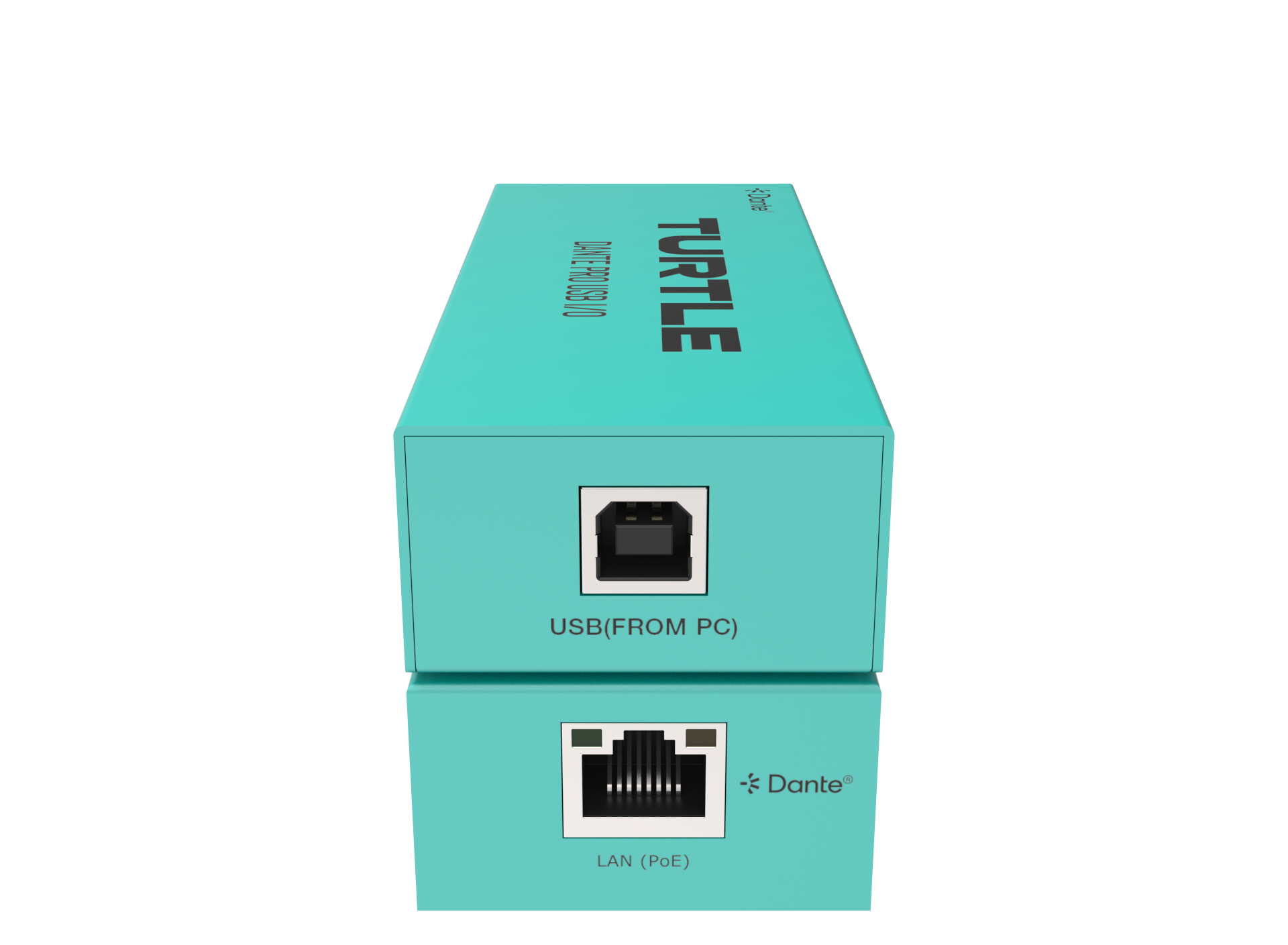 TurtleAV D2USB-PRO Two-Channel USB to Dante I/O Converter - view 2