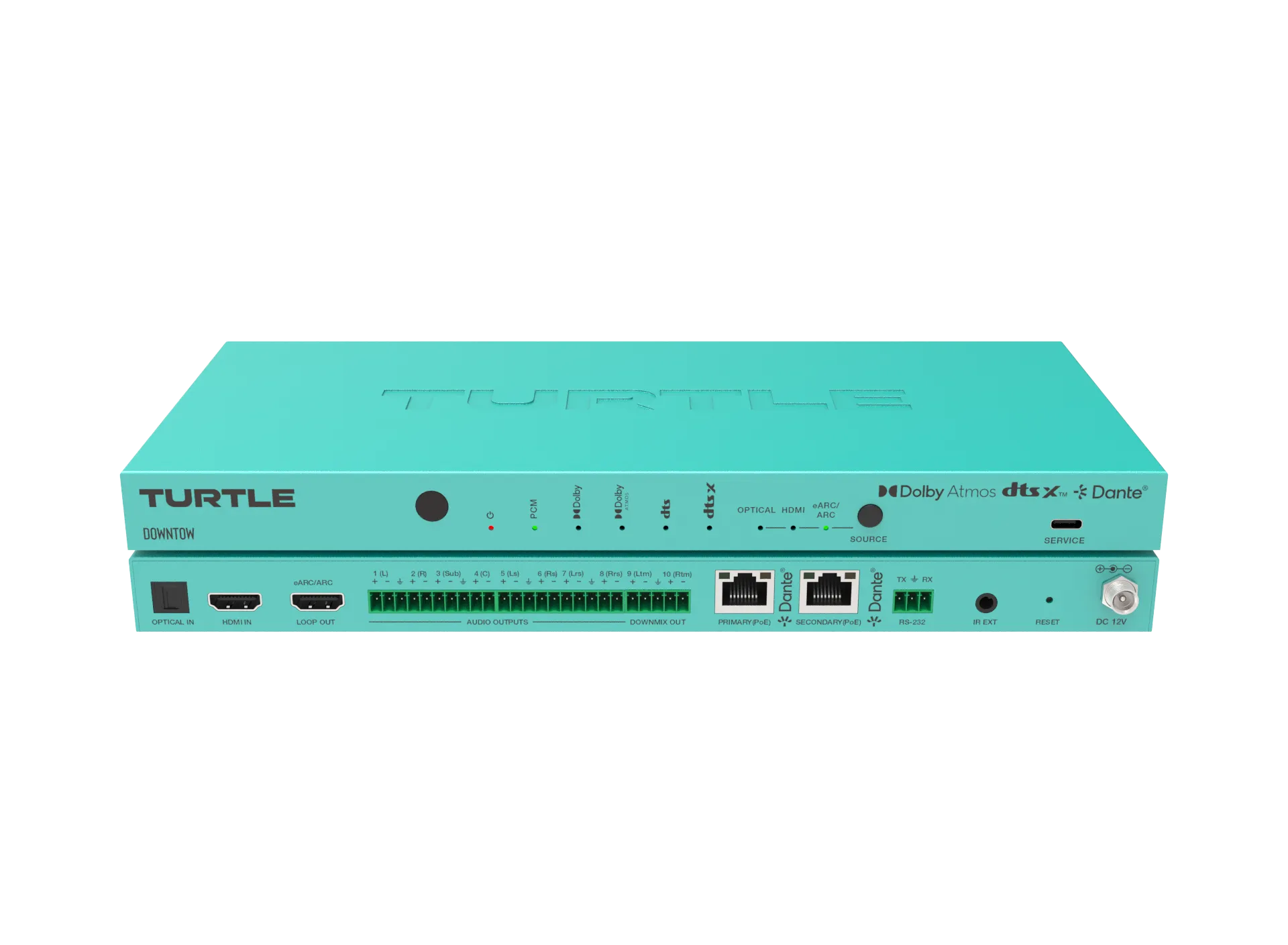 TurtleAV Downtown 12-Channel Dolby Atmos/DTS to Dante Encoder - view 4