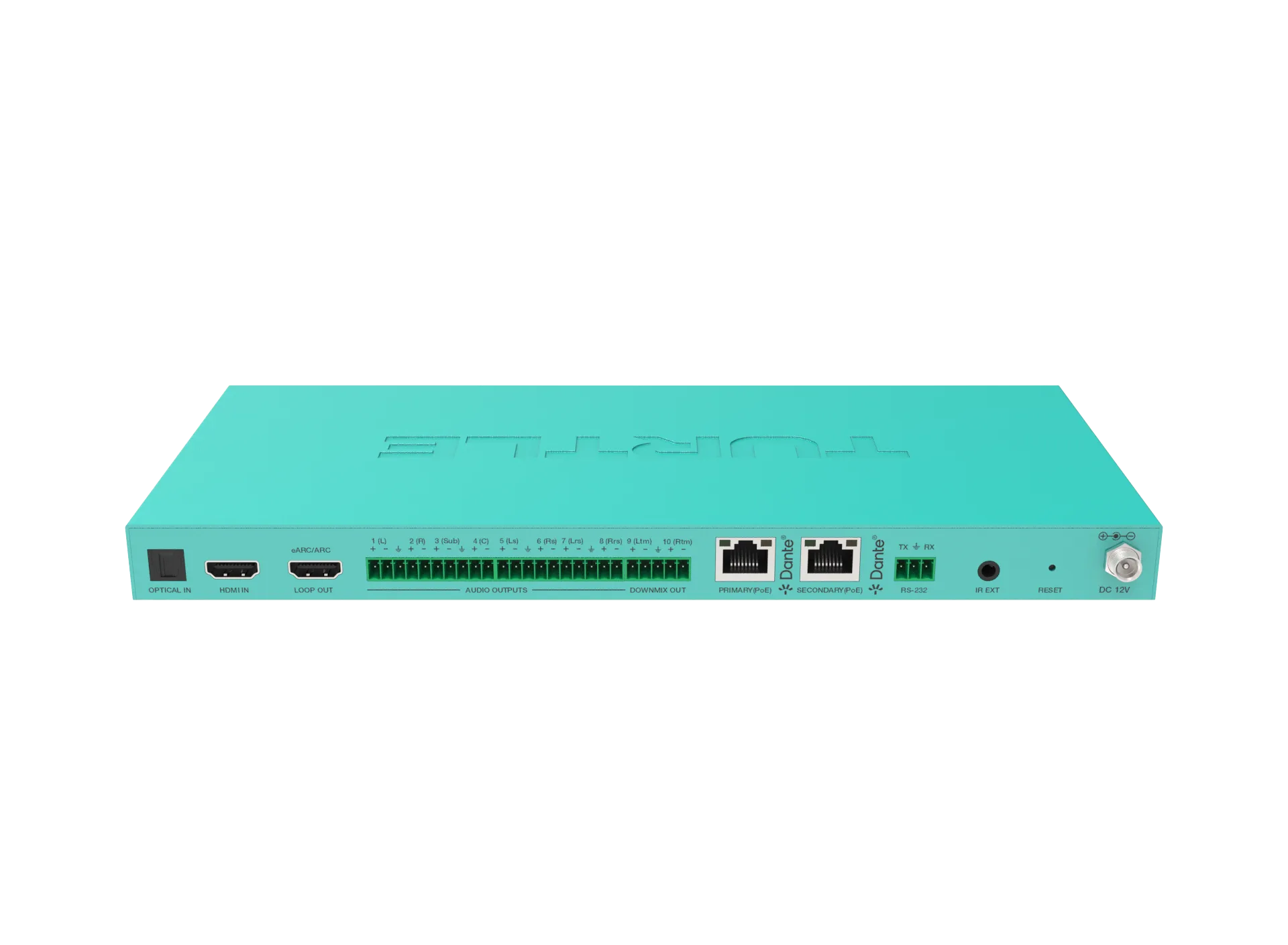TurtleAV Downtown 12-Channel Dolby Atmos/DTS to Dante Encoder - view 3