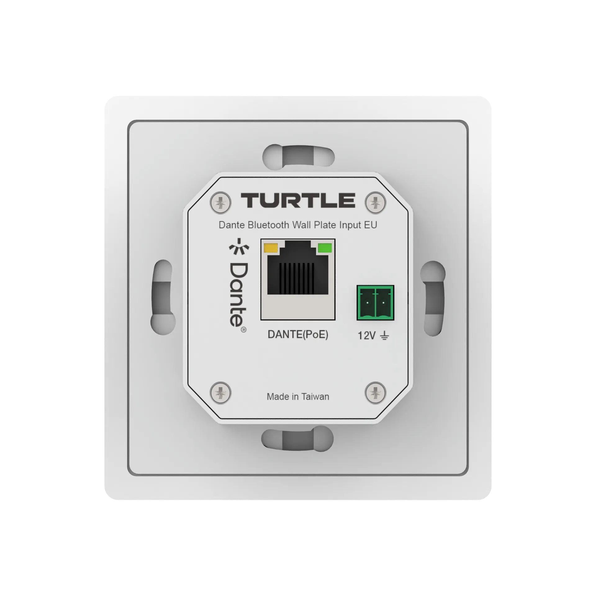 TurtleAV Dante Bluetooth Wall Plate, EU - view 2