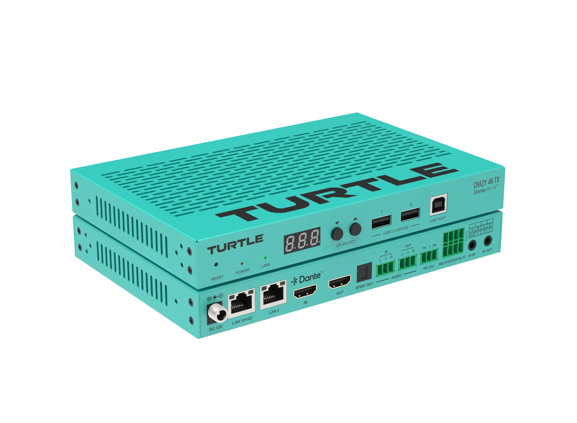 TurtleAV Chazy 4K TX Dante AV-A Video Encoder - view 2