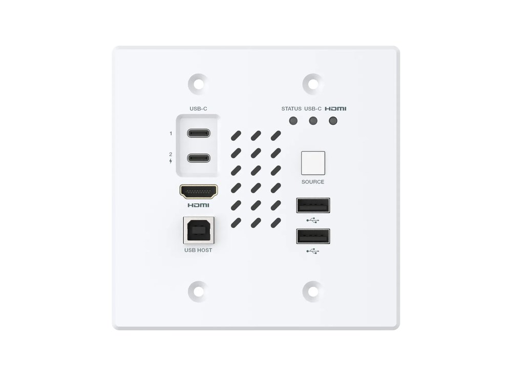 TurtleAV Chazy 4K Wall Plate TX Dante AV-A Video Encoder, US
