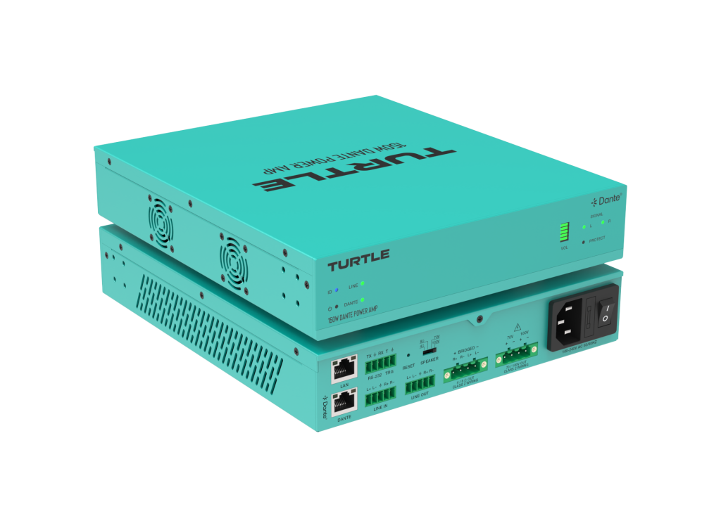 TurtleAV Dante Power Amp 150