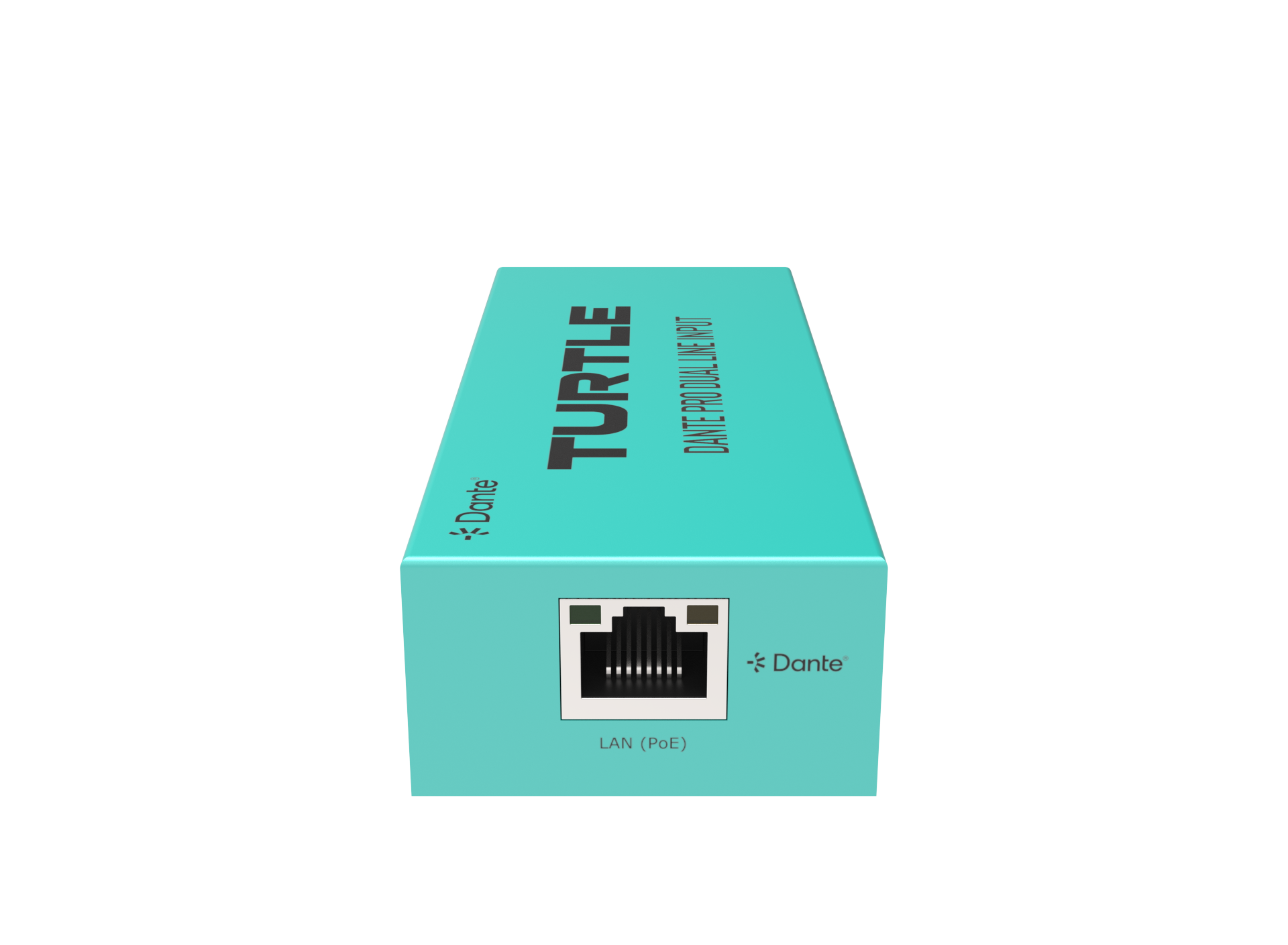 TurtleAV D2LEN-PRO Two-Channel Analog Line to Dante Input Converter - view 4