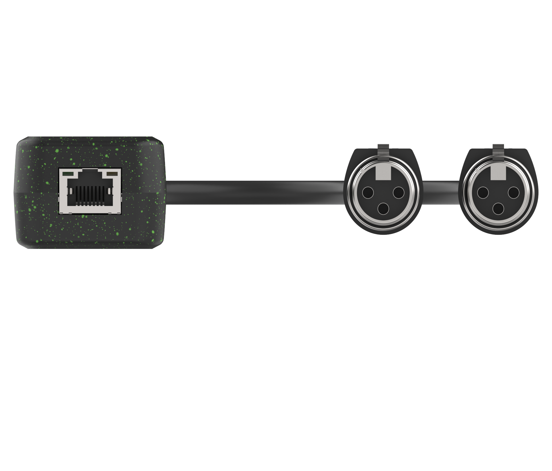 TurtleAV D2XEN Two-Channel Analog XLR to Dante Input Adapter - view 3