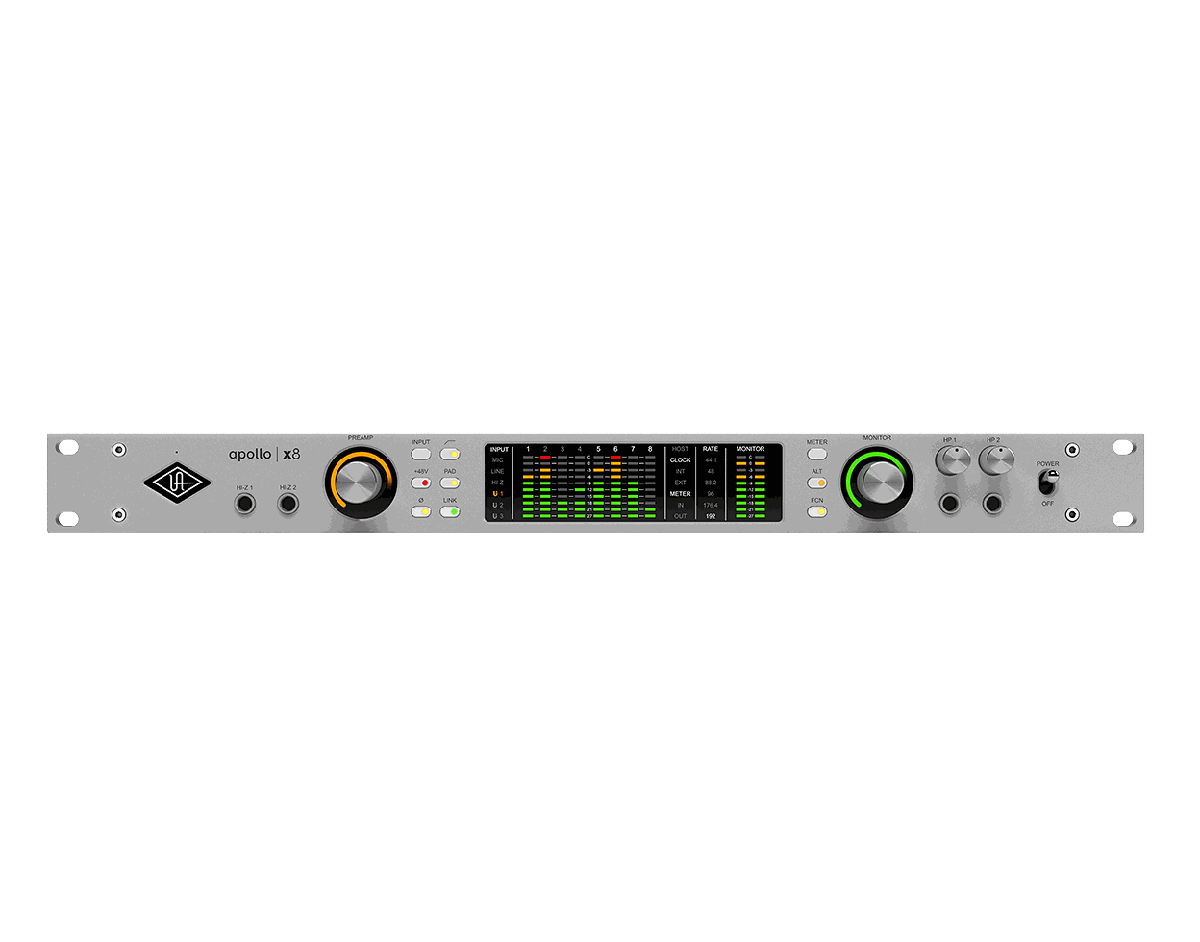 Universal Audio Apollo x8 Gen 2 Thunderbolt 3 Audio Interface
