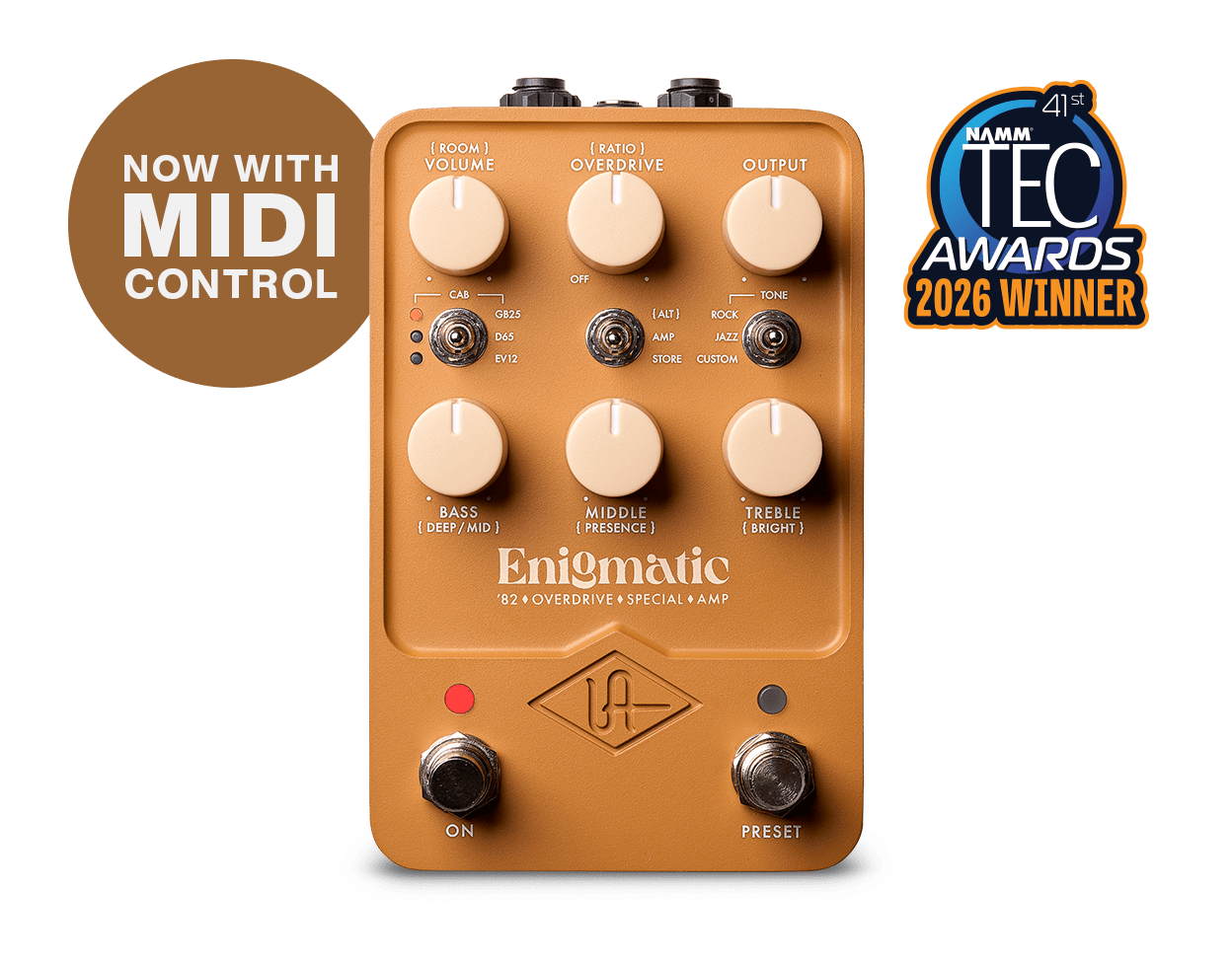 Universal Audio UAFX Enigmatic '82 Overdrive Special Amp