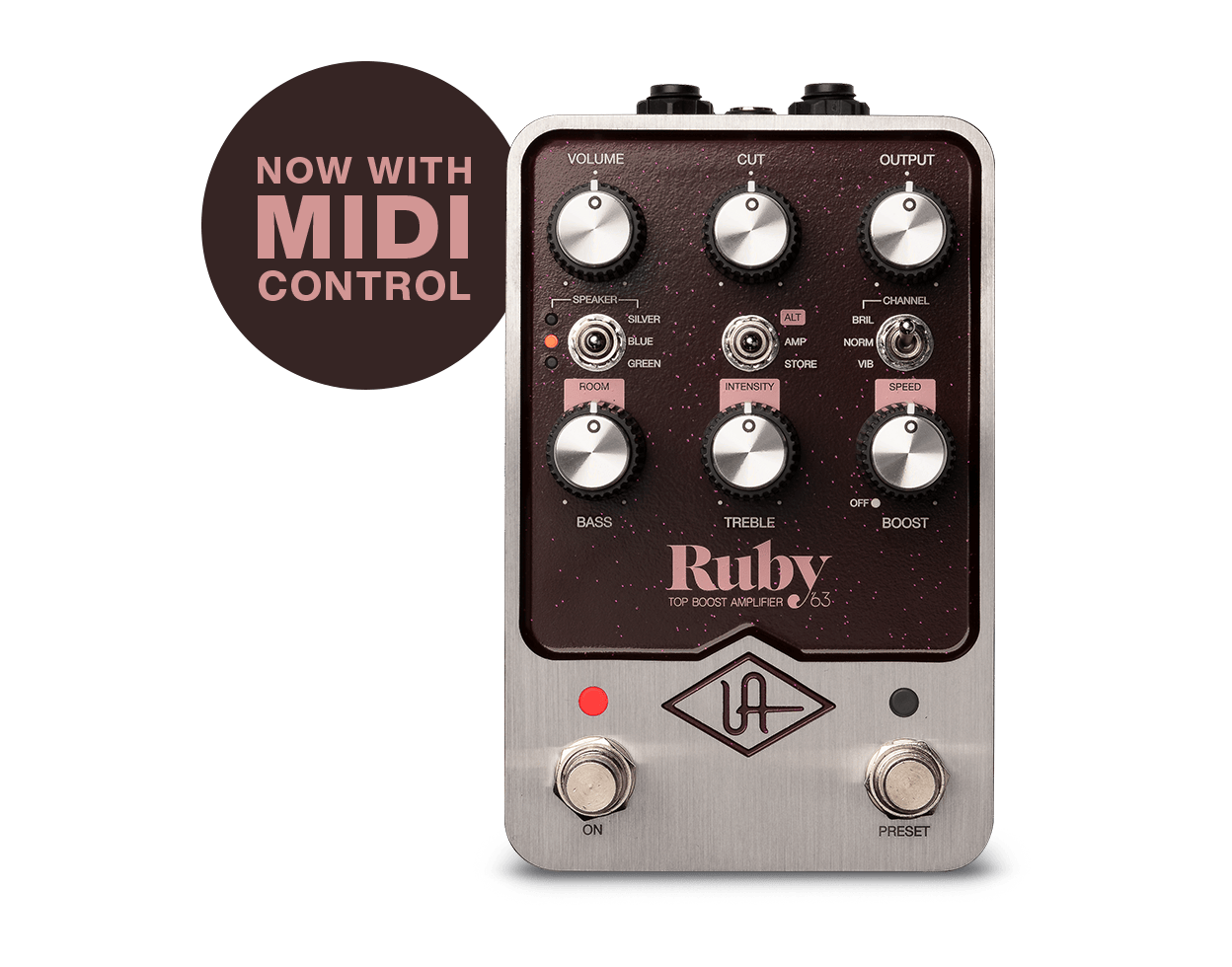 Universal Audio UAFX Ruby '63 Top Boost Amplifier