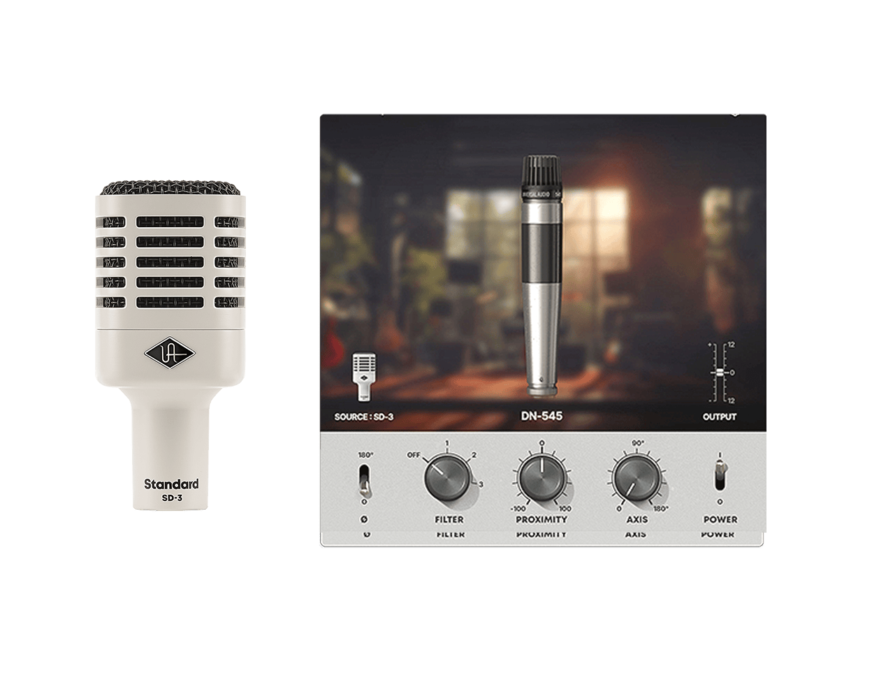 Universal Audio SD-3 Dynamic Instrument Microphone with Hemisphere Modeling - view 3
