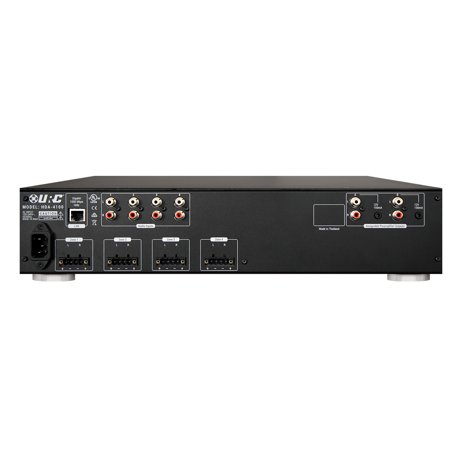 URC HDA-4100 4-Source, 4-Zone Multi-Zone Amplifier - view 2