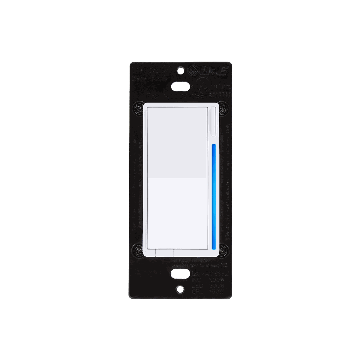 URC LT-3300-WH Z-Wave Configurable Dimmer or Switch, White Paddle