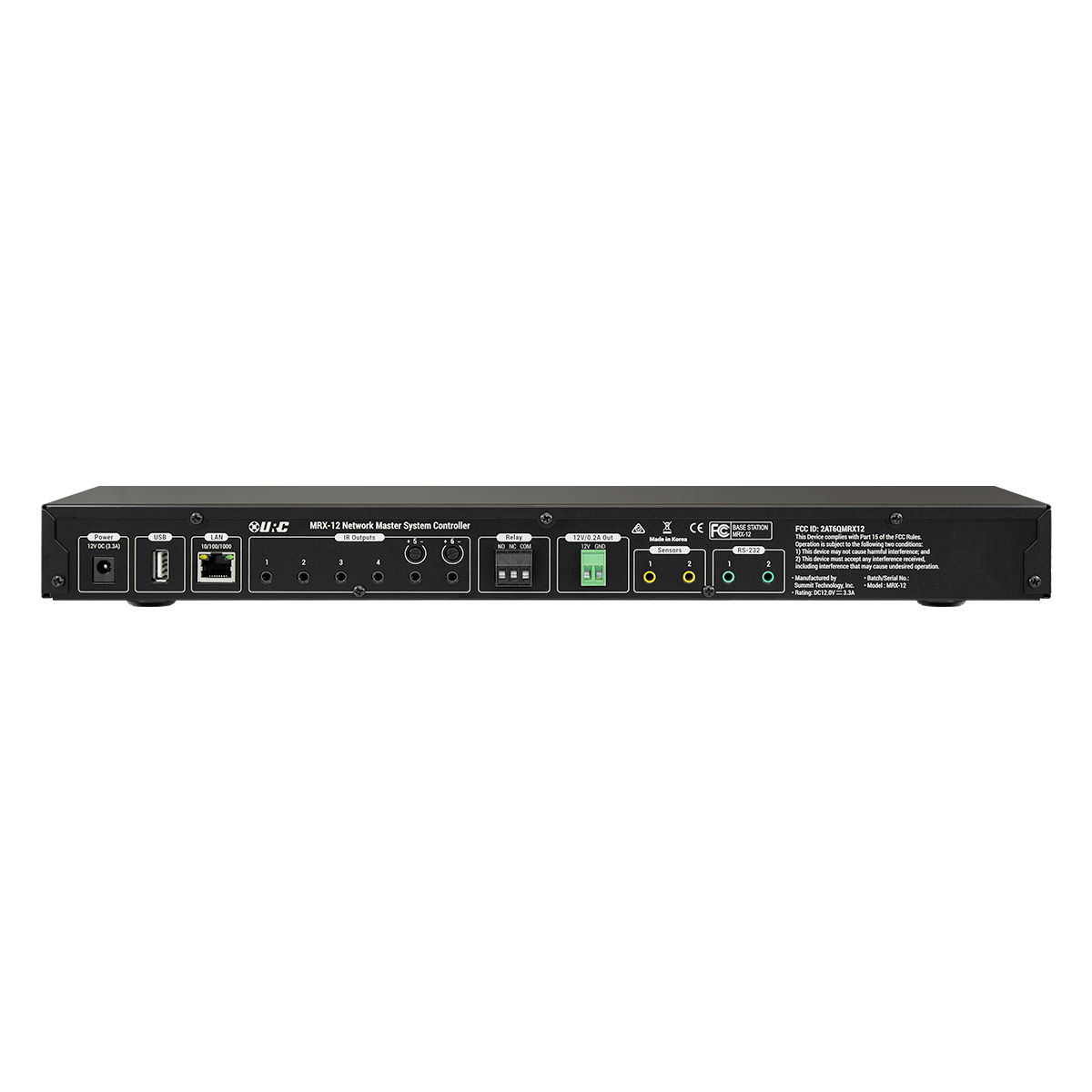 URC MRX-12 Total Control Advanced System Controller - view 2