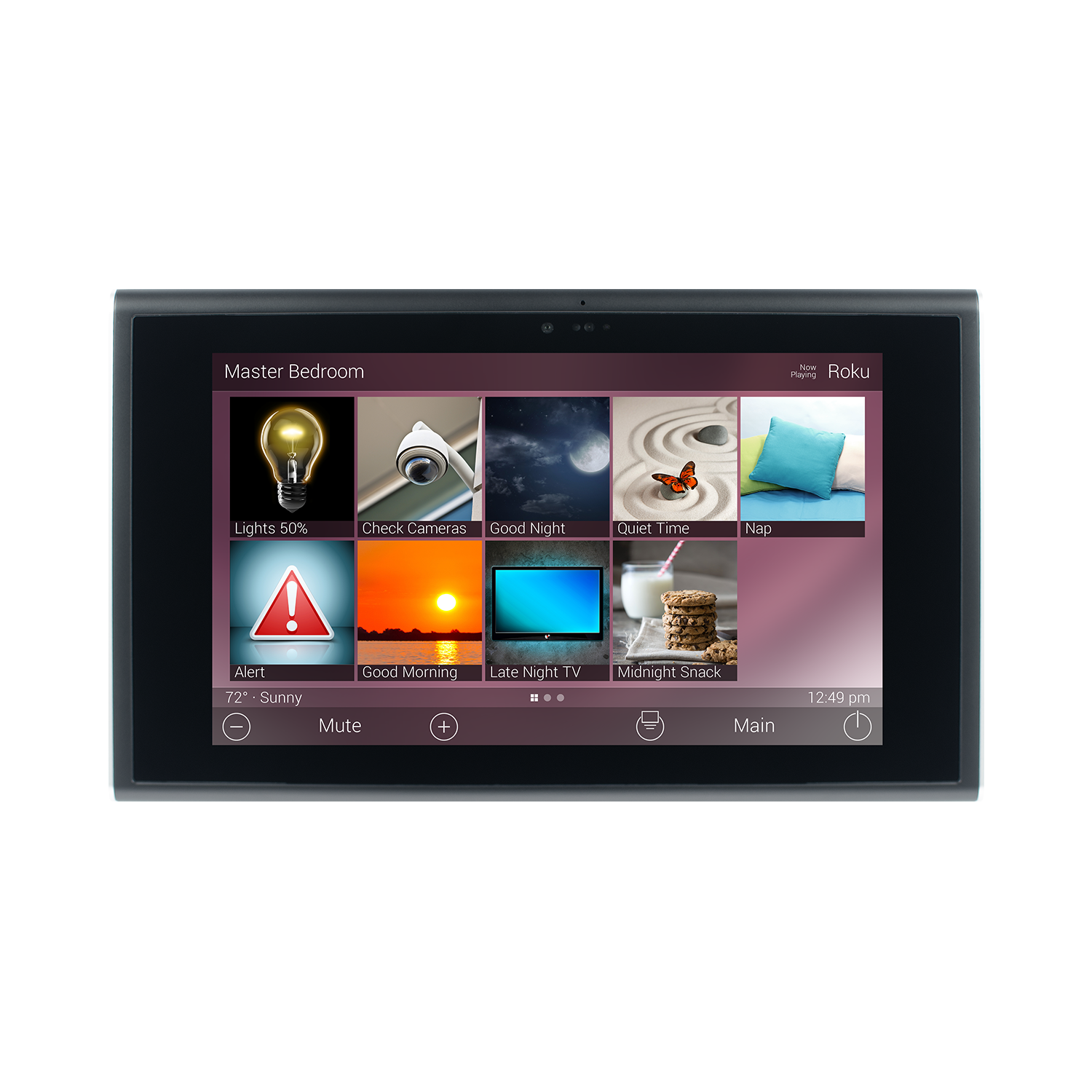 URC TKP-7600 7 Inch In-Wall Touch Screen - view 3