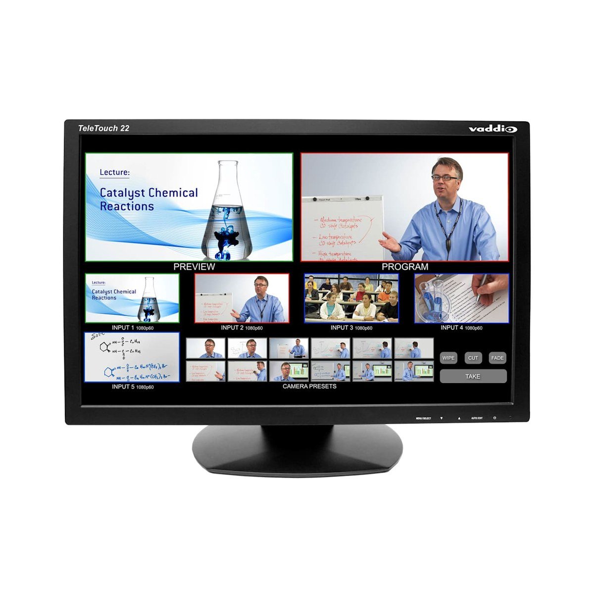 Vaddio TeleTouch 22" HD Touch-Screen LCD Monitor with Base product image